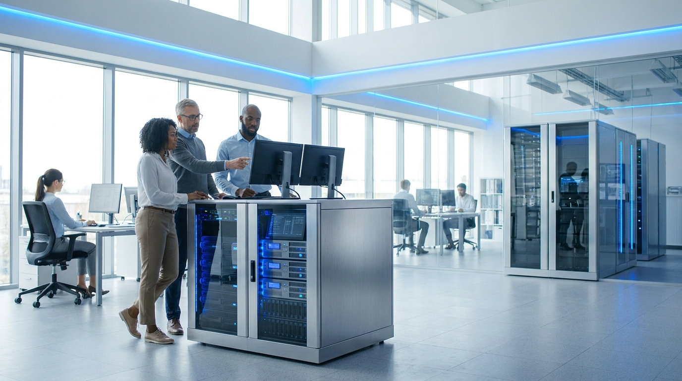 Managed IT infrastructure — server hardware and network operations